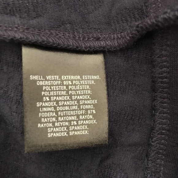 Anthropologie Maeve Caye Scalloped Dress  Navy SZM - Picture 3 of 8